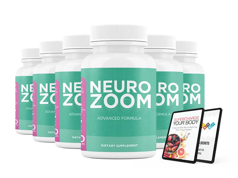 NeuroZoom 6-bottle ultimate pack with free eBook bonuses